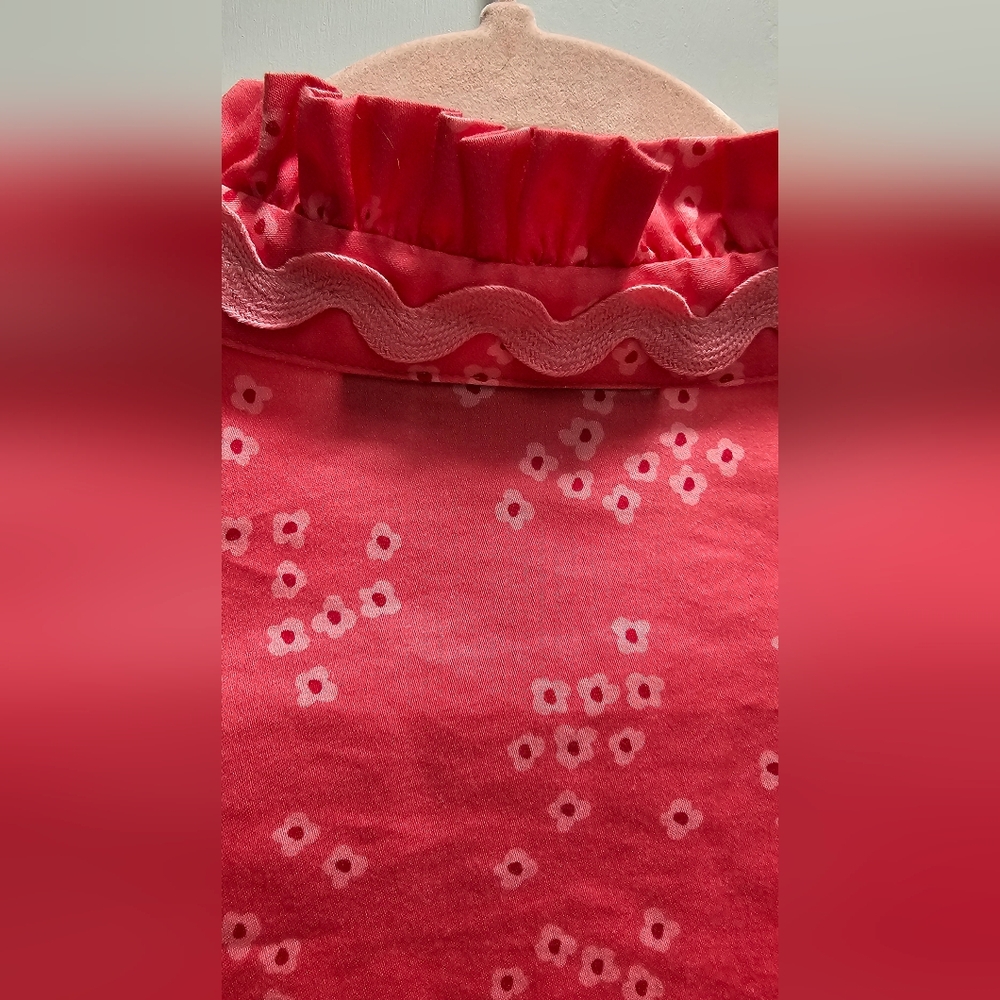 Emily Lovelock Coral Embroidered Boho Blouse Sz XS - Picture 6 of 7